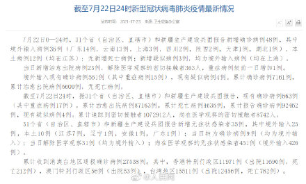 「31省新增确诊22例」〃31省新增确诊22例一-第1张图片